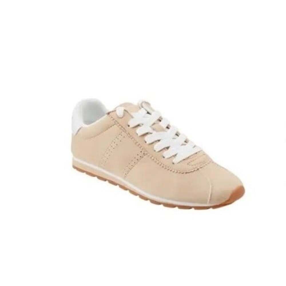 Marc Fisher Women's Light Natural Teddy Sneakers Shoes Size 7M